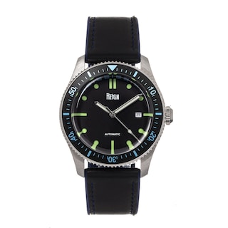Foto 1 | Foto 1 | Correa Automática De Piel Con Incrustaciones De Caucho Watch Reign Elijah - Venta Internacional.