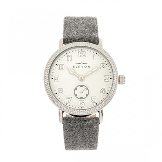 Foto 1 | Foto 1 | Reloj Elevon Northrop Con Correa De Piel Revestida De Lana Gris/blanca - Venta Internacional.