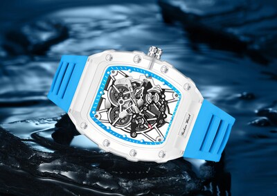 Foto 2 | Foto 2 | Reloj Gosasa Fashion Hollowed Tonneau Transparente Para Hombre - Venta Internacional.