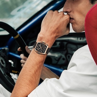 Foto 3 | Foto 3 | Reloj Fanmis Fashion Con Esfera Rectangular Hueca Para Hombre Negro Y Dorado - Venta Internacional.