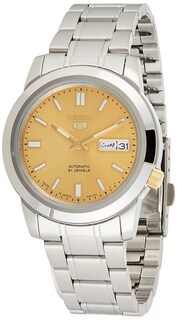 Foto 1 | Foto 1 | Reloj Seiko Series 5 Automático Para Hombre Con Esfera Dorada - Venta Internacional.