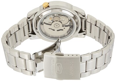 Foto 2 | Foto 2 | Reloj Seiko Series 5 Automático Para Hombre Con Esfera Dorada - Venta Internacional.