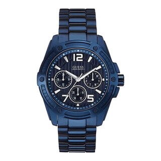 Foto 2 | Foto 2 | Reloj Guess Hombre Dress W0601g2 Caja Redonda 44mm Diámetro Acero Inoxidable Cierre Desplegable Movimiento Cuarzo Dial Negro