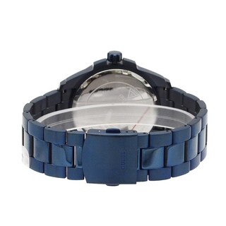Foto 3 | Foto 3 | Reloj Guess Hombre Dress W0601g2 Caja Redonda 44mm Diámetro Acero Inoxidable Cierre Desplegable Movimiento Cuarzo Dial Negro