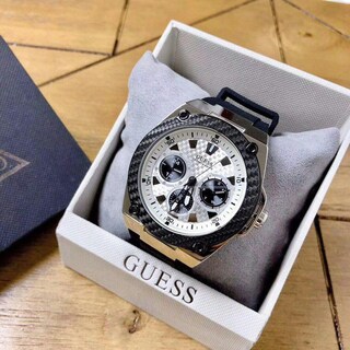 Foto 7 | Foto 7 | Reloj Guess Hombre Legacy W1049g3 Caja Redonda 45mm Diámetro Acero Inoxidable Cierre Hebilla Movimiento Cuarzo Dial Blanco