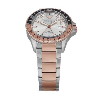 Foto 2 | Foto 2 | Reloj Emporio Armani Hombre Explorer Ar11591 Caja Redonda 42mm Diámetro Acero Inoxidable Cierre Desplegable Movimiento Cuarzo