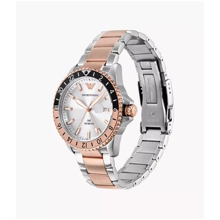 Foto 3 | Foto 3 | Reloj Emporio Armani Hombre Explorer Ar11591 Caja Redonda 42mm Diámetro Acero Inoxidable Cierre Desplegable Movimiento Cuarzo