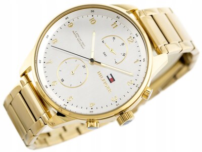 Foto 5 | Foto 5 | Reloj Tommy Hilfiger Hombre Chase 1791576 Caja Redonda 44mm Diámetro Acero Inoxidable Cierre Desplegable Movimiento Cuarzo