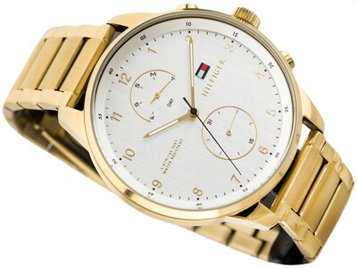 Foto 7 | Foto 8 | Reloj Tommy Hilfiger Hombre Chase 1791576 Caja Redonda 44mm Diámetro Acero Inoxidable Cierre Desplegable Movimiento Cuarzo