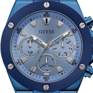 Foto 1 | Foto 1 | Reloj Guess Hombre Poseidon Gw0057g3 Caja Redonda 46mm Diámetro Acero Inoxidable Cierre Hebilla Movimiento Cuarzo