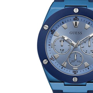 Foto 2 | Foto 2 | Reloj Guess Hombre Poseidon Gw0057g3 Caja Redonda 46mm Diámetro Acero Inoxidable Cierre Hebilla Movimiento Cuarzo