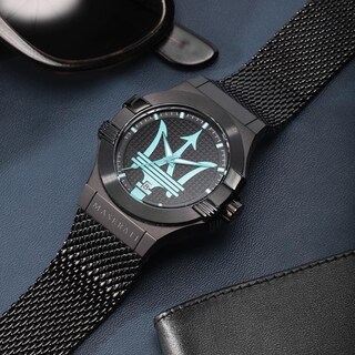 Foto 5 | Foto 5 | Reloj Maserati Hombre Aqua-potenza R8853144002 Caja Redonda 40mm Diámetro Acero Inoxidable Cierre Desplegable