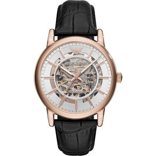 Foto 2 | Foto 2 | Reloj Emporio Armani Hombre Classic Ar60007 Caja Redonda 43mm Diámetro Acero Inoxidable Cierre Hebilla Movimiento Cuarzo