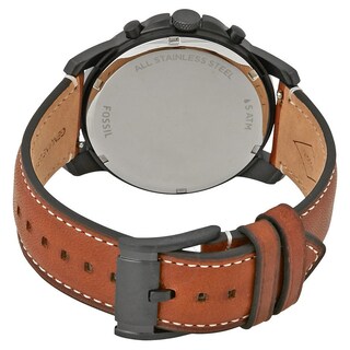 Foto 3 | Foto 3 | Reloj Fossil Hombre Grant Fs5241 Caja Redonda 44mm Diámetro Acero Inoxidable Cierre Hebilla Movimiento Cuarzo Dial Negro Cristal