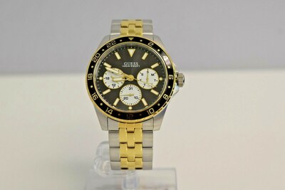 Foto 4 | Foto 4 | Reloj Guess Hombre Classic W1107g6 Caja Redonda 44mm Diámetro Acero Inoxidable Cierre Desplegable Movimiento Cuarzo Dial Negro