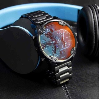 Foto 7 | Foto 7 | Reloj Diesel Hombre Mr Daddy Dz7395 Caja Redonda 55mm Diámetro Acero Inoxidable Cierre Desplegable Movimiento Cuarzo