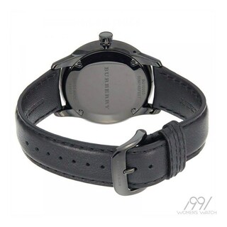 Foto 4 | Foto 4 | Reloj Burberry Hombre Classic Bu10003 Caja Redonda 40mm Diámetro Acero Inoxidable Cierre Hebilla Movimiento Cuarzo Dial Negro