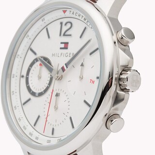 Foto 4 | Foto 4 | Reloj Tommy Hilfiger Hombre Landon 1791531 Caja Redonda 44mm Diámetro Acero Inoxidable Cierre Hebilla Movimiento Cuarzo