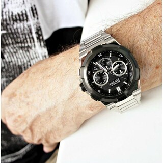 Foto 2 | Foto 2 | Reloj Hugo Boss Hombre Supernova 1513359 Caja Redonda 48mm Diámetro Acero Inoxidable Cierre Desplegable Movimiento Cuarzo