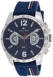 Foto 1 | Foto 1 | Reloj Tommy Hilfiger Hombre Decker 1791476 Caja Redonda 46mm Diámetro Acero Inoxidable Cierre Hebilla Movimiento Cuarzo