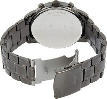 Foto 8 | Foto 8 | Reloj Guess Hombre Hendrix W1309g3 Caja Redonda 44mm Diámetro Acero Inoxidable Cierre Desplegable Movimiento Cuarzo Dial Gris