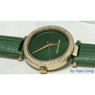 Foto 2 | Foto 2 | Reloj Michael Kors Hombre Classic Mk2592 Caja Redonda 28mm Diámetro Acero Inoxidable Cierre Hebilla Movimiento Cuarzo Dial Verde