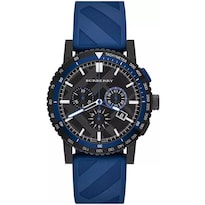 Reloj Burberry Hombre The City Bu9807 Caja Redonda 42mm Diámetro Acero Inoxidable Cierre Hebilla Movimiento Cuarzo Dial Negro