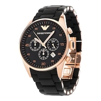 Reloj Emporio Armani Hombre Sportivo Ar5905 Caja Redonda 43mm Diámetro Acero Inoxidable Cierre Desplegable Movimiento Cuarzo