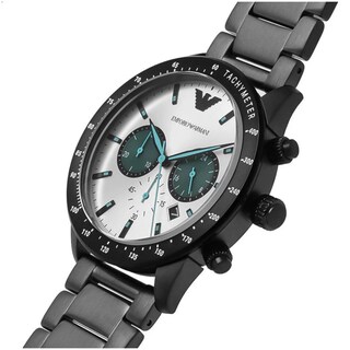 Foto 2 | Foto 2 | Reloj Emporio Armani Hombre Luigi Ar11471 Caja Redonda 43mm Diámetro Acero Inoxidable Cierre Desplegable Movimiento Cuarzo