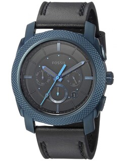 Foto 3 | Foto 3 | Reloj Fossil Hombre Modern Machine Fs5361 Caja Redonda 45mm Diámetro Acero Inoxidable Cierre Hebilla Movimiento Cuarzo