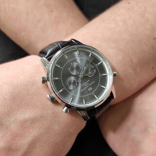 Foto 8 | Foto 8 | Reloj Tommy Hilfiger Hombre Harrison 1790875 Caja Redonda 44mm Diámetro Acero Inoxidable Cierre Hebilla Movimiento Cuarzo