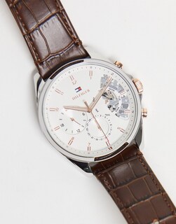 Foto 4 | Foto 4 | Reloj Tommy Hilfiger Hombre Baker 1710450 Caja Redonda 43mm Diámetro Acero Inoxidable Cierre Hebilla Movimiento Cuarzo
