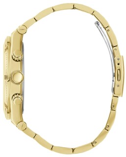 Foto 2 | Foto 2 | Reloj Guess Hombre Classic W15061g2 Caja Redonda 45mm Diámetro Acero Inoxidable Cierre Desplegable Movimiento Cuarzo Dial Dorado