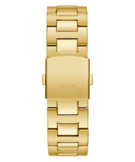 Foto 6 | Foto 6 | Reloj Guess Hombre Classic W15061g2 Caja Redonda 45mm Diámetro Acero Inoxidable Cierre Desplegable Movimiento Cuarzo Dial Dorado