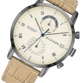 Foto 3 | Foto 3 | Reloj Tommy Hilfiger Hombre Kane 1710399 Caja Redonda 44mm Diámetro Acero Inoxidable Cierre Hebilla Movimiento Cuarzo Dial Beige