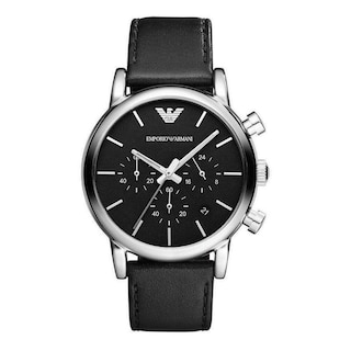 Foto 2 | Foto 2 | Reloj Emporio Armani Hombre Classic Ar1733 Caja Redonda 41mm Diámetro Acero Inoxidable Cierre Hebilla Movimiento Cuarzo