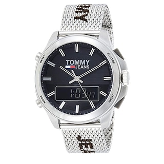 Foto 6 | Foto 6 | Reloj Tommy Hilfiger Hombre Jeans 1791765 Caja Redonda 46mm Diámetro Acero Inoxidable Cierre Desplegable Movimiento Cuarzo