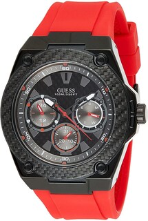 Foto 1 | Foto 1 | Reloj Guess Hombre Legacy W1049g6 Caja Redonda 46mm Diámetro Acero Inoxidable Cierre Hebilla Movimiento Cuarzo Dial Negro