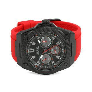 Foto 5 | Foto 5 | Reloj Guess Hombre Legacy W1049g6 Caja Redonda 46mm Diámetro Acero Inoxidable Cierre Hebilla Movimiento Cuarzo Dial Negro