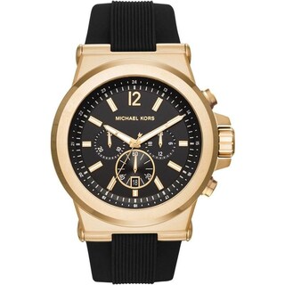 Foto 2 | Foto 2 | Reloj Michael Kors Hombre Dylan Mk8445 Caja Redonda 48mm Diámetro Acero Inoxidable Cierre Presion Movimiento Cuarzo Dial Negro