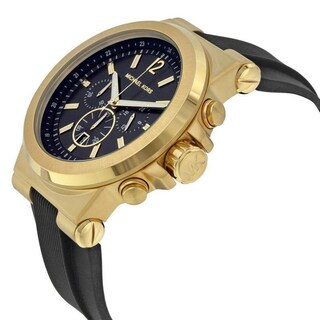Foto 3 | Foto 3 | Reloj Michael Kors Hombre Dylan Mk8445 Caja Redonda 48mm Diámetro Acero Inoxidable Cierre Presion Movimiento Cuarzo Dial Negro