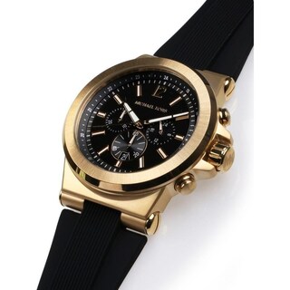 Foto 7 | Foto 7 | Reloj Michael Kors Hombre Dylan Mk8445 Caja Redonda 48mm Diámetro Acero Inoxidable Cierre Presion Movimiento Cuarzo Dial Negro