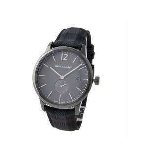 Foto 1 | Foto 1 | Reloj Burberry Hombre Classic Bu10010 Caja Redonda 40mm Diámetro Acero Inoxidable Cierre Hebilla Movimiento Cuarzo Dial Negro