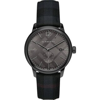 Foto 2 | Foto 2 | Reloj Burberry Hombre Classic Bu10010 Caja Redonda 40mm Diámetro Acero Inoxidable Cierre Hebilla Movimiento Cuarzo Dial Negro