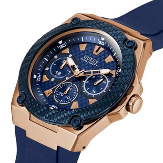 Foto 4 | Foto 4 | Reloj Guess Hombre Classic W1049g9 Caja Redonda 38mm Diámetro Acero Inoxidable Cierre Hebilla Movimiento Cuarzo Dial Negro