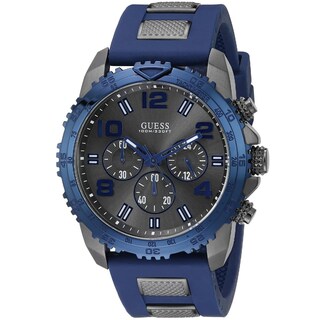 Foto 1 | Foto 1 | Reloj Guess Hombre Velocity W0599g2 Caja Redonda 36mm Diámetro Acero Inoxidable Cierre Hebilla Movimiento Cuarzo Dial Gris