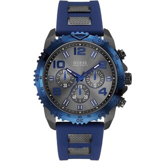 Foto 2 | Foto 2 | Reloj Guess Hombre Velocity W0599g2 Caja Redonda 36mm Diámetro Acero Inoxidable Cierre Hebilla Movimiento Cuarzo Dial Gris