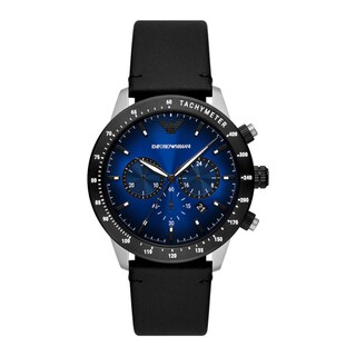 Foto 1 | Foto 1 | Reloj Emporio Armani Hombre Mario Ar11522 Caja Redonda 43mm Diámetro Acero Inoxidable Cierre Hebilla Movimiento Cuarzo Dial Azul