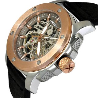 Foto 6 | Foto 6 | Reloj Fossil Hombre Modern Machine Me3082 Caja Redonda 44mm Diámetro Acero Inoxidable Cierre Hebilla Movimiento Cuarzo Dial Rosa