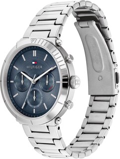 Foto 4 | Foto 4 | Reloj Tommy Hilfiger Hombre Evan 1710409 Caja Redonda 44mm Diámetro Acero Inoxidable Cierre Deslizante Movimiento Cuarzo